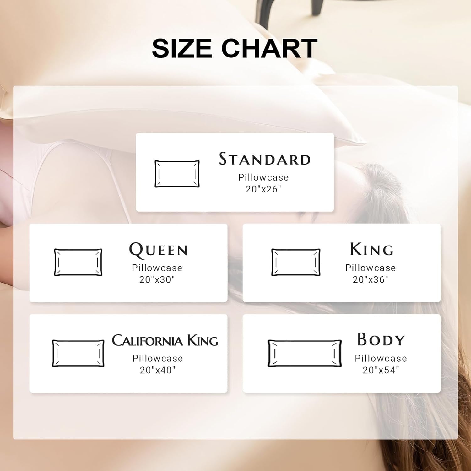 GlowLine Pro™ Beauty Sleep Silk Pillowcase (22 Momme Pure Mulberry Silk)