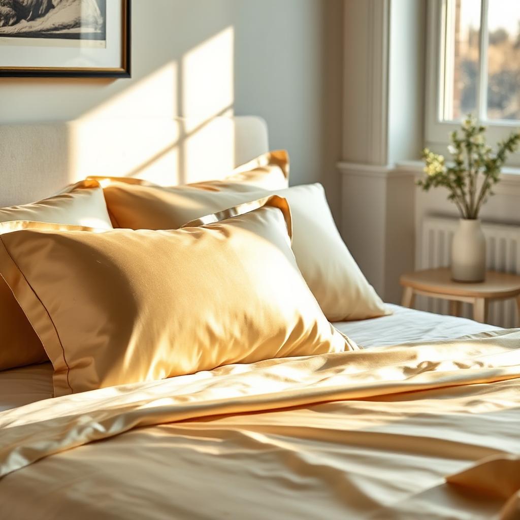 🌙 GlowLine Pro™ Beauty Sleep Silk Pillowcase (22 Momme Pure Mulberry Silk)