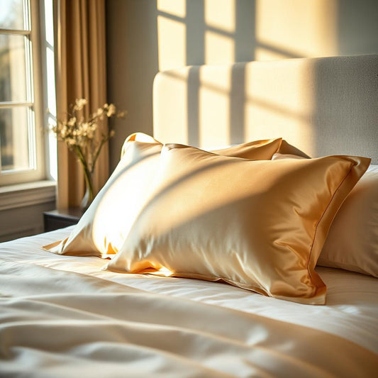 🌙 GlowLine Pro™ Beauty Sleep Silk Pillowcase (22 Momme Pure Mulberry Silk)
